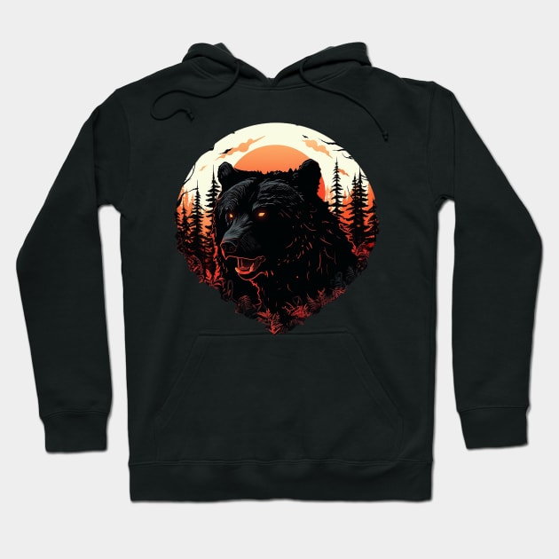 bear Hoodie by skatermoment